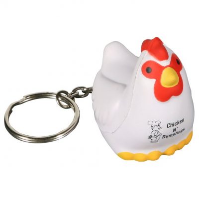 Chicken Stress Reliever Key Chain