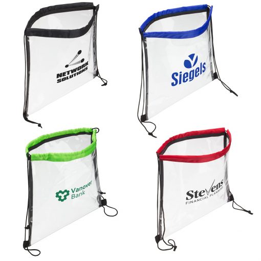 Clear Bag with Drawstring