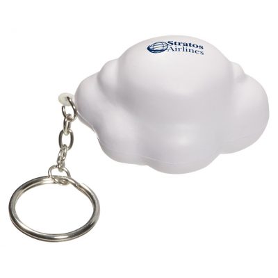 Cloud Stress Reliever Key Chain