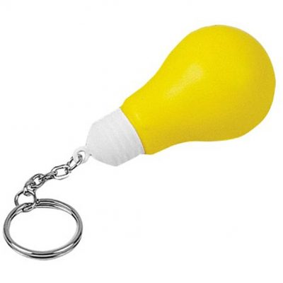 Lightbulb Stress Reliever Key Chain
