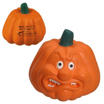 Pumpkin Stress Reliever Angry