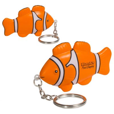 Clown Fish Stress Reliever Key Chain