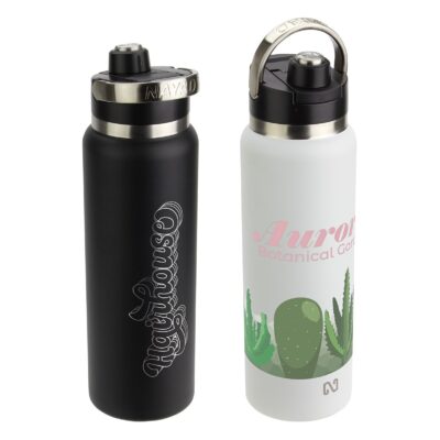 NAYAD™ Traveler 40 oz Stainless Double Wall Bottle with Twist-Top Spout